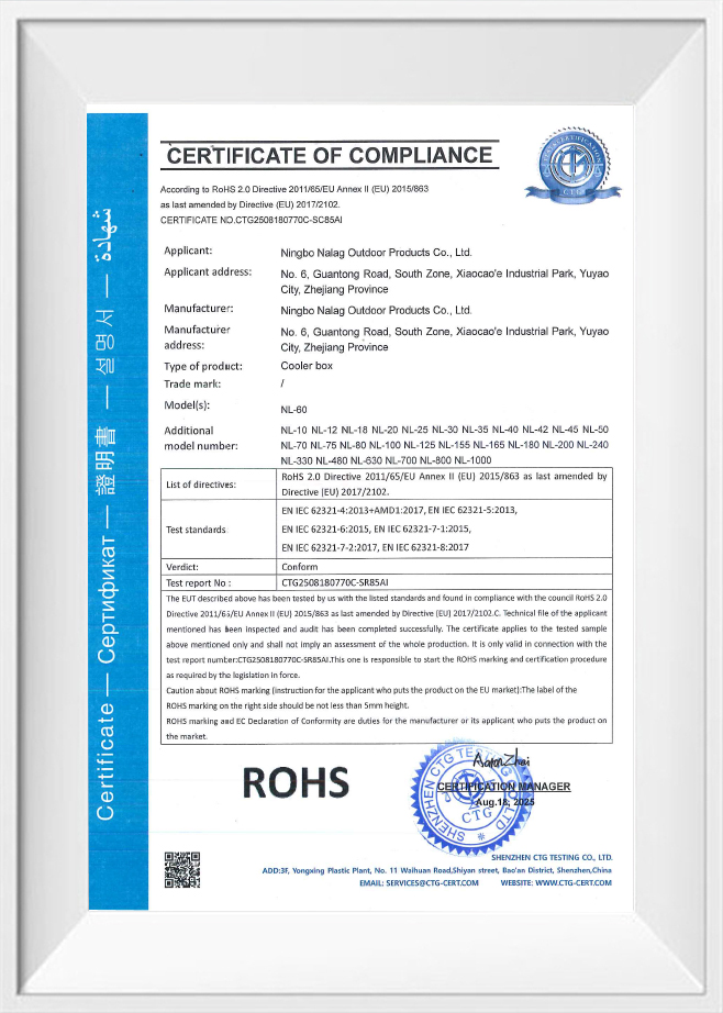 Certificate Of Compliance